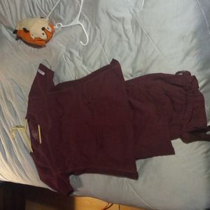 Scrub set top and bottom